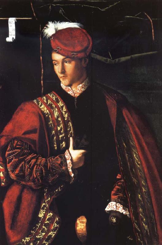 BARTOLOMEO VENETO Portrait of Ludovico Martinengo oil painting picture